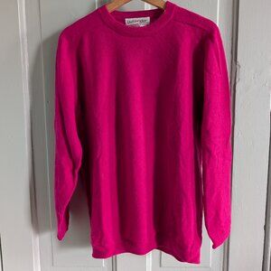 Vintage Lambswool Angora Magenta Sweater